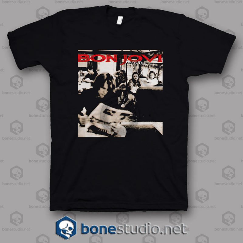 Cross Road Bon Jovi Band T Shirt