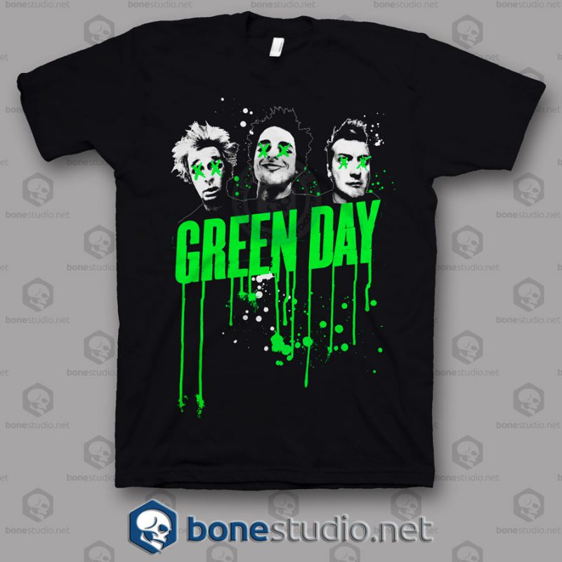 Drips Green Day Band T Shirt