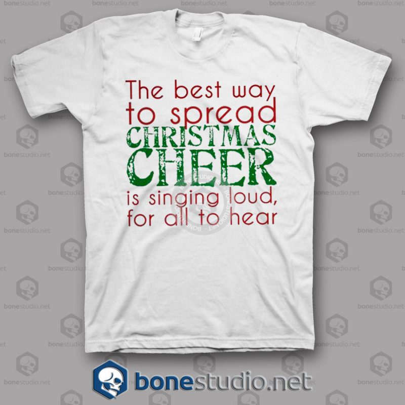 Elf Singing Christmas T Shirt