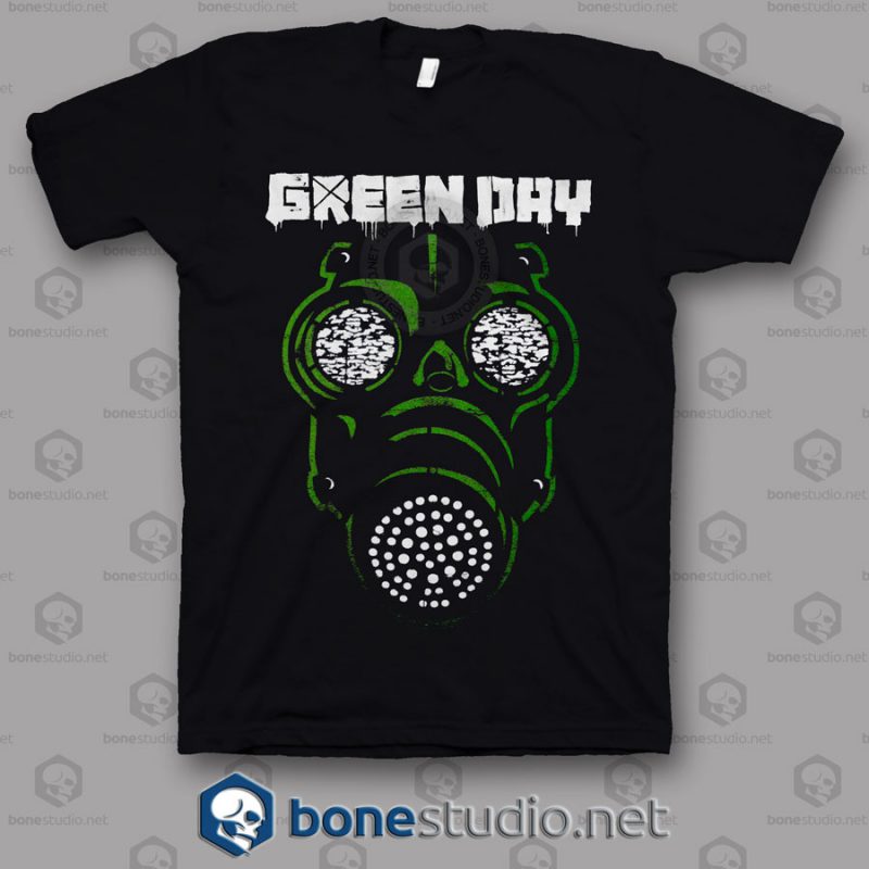 Green Mask Green Day Band T Shirt
