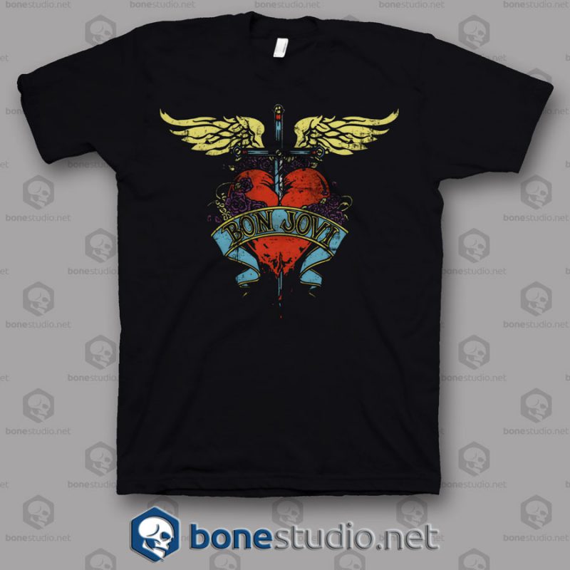 Grng Logo Bon Jovi Band T Shirt