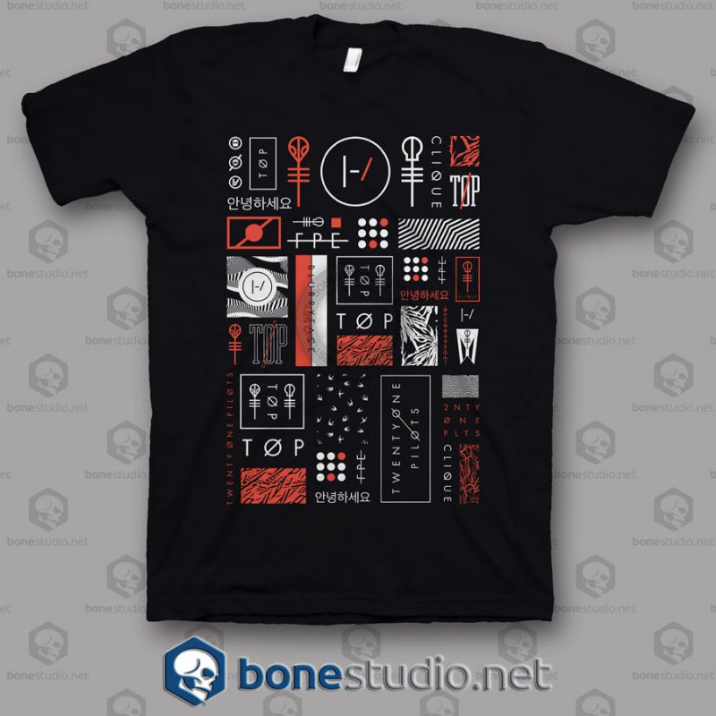 Icons Twenty One Pilots Band T Shirt