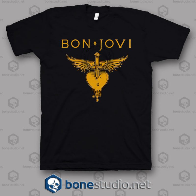 Logo Bon Jovi Band T Shirt