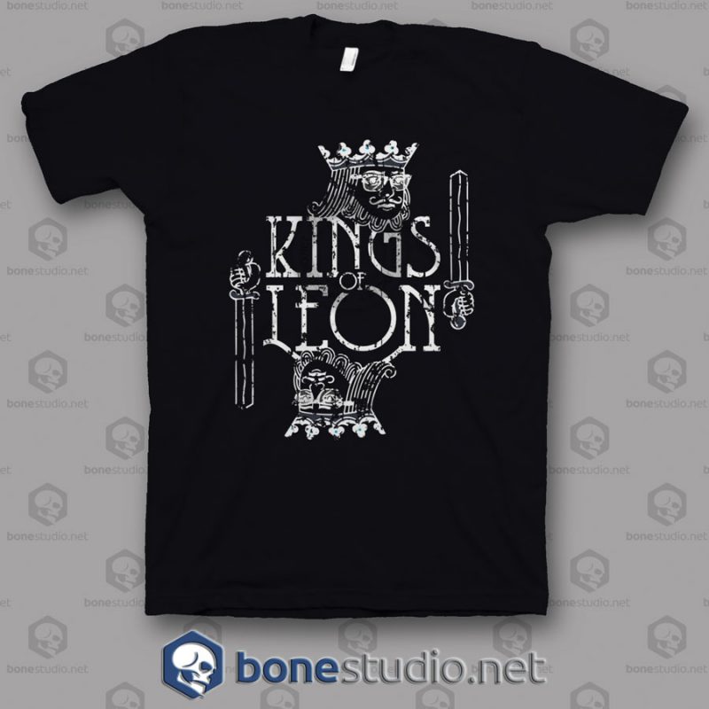 Logo Card Kings Of Leon Band T Shirt