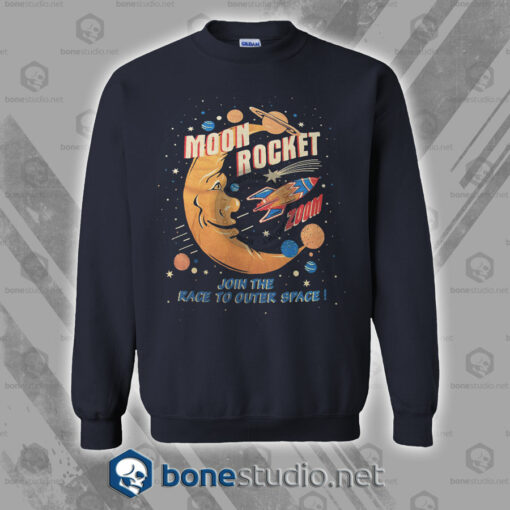 Moon Rocket Vintage Sweatshirt