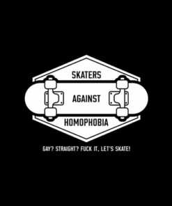 Antique x Way Bad Skaters Against Homophobia T Shirt