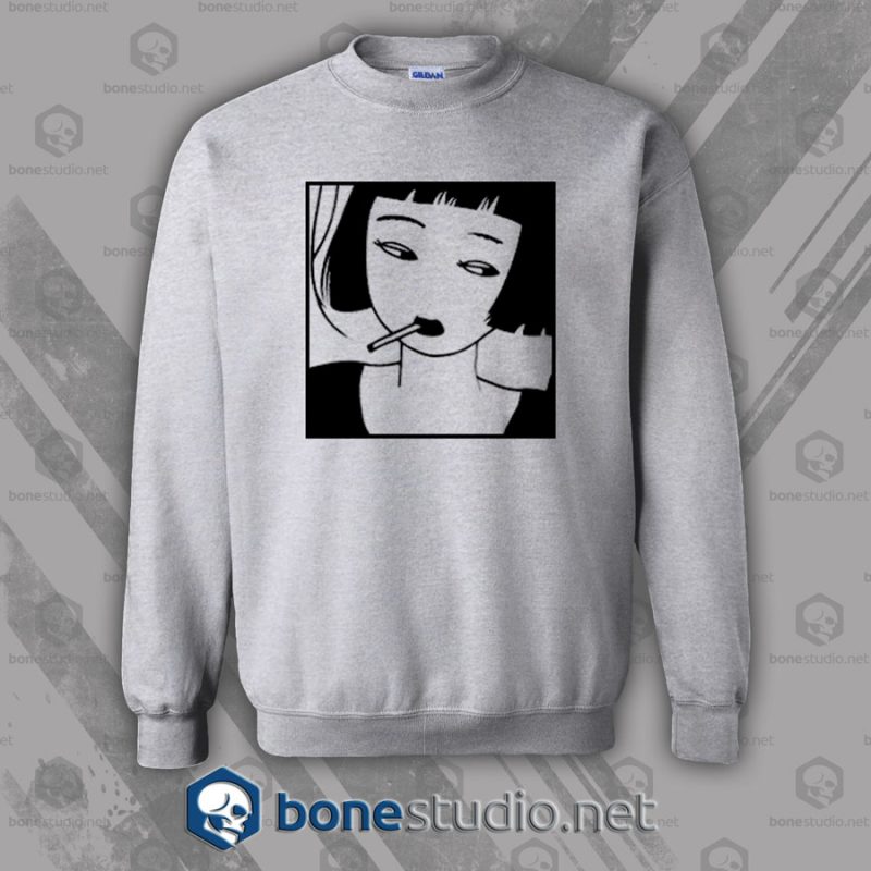 Chinese Smoking Girl Sweatshirt