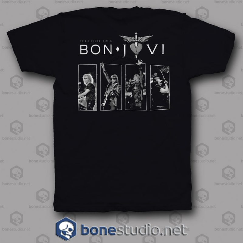 The Circle Tour Bon Jovi Band T Shirt