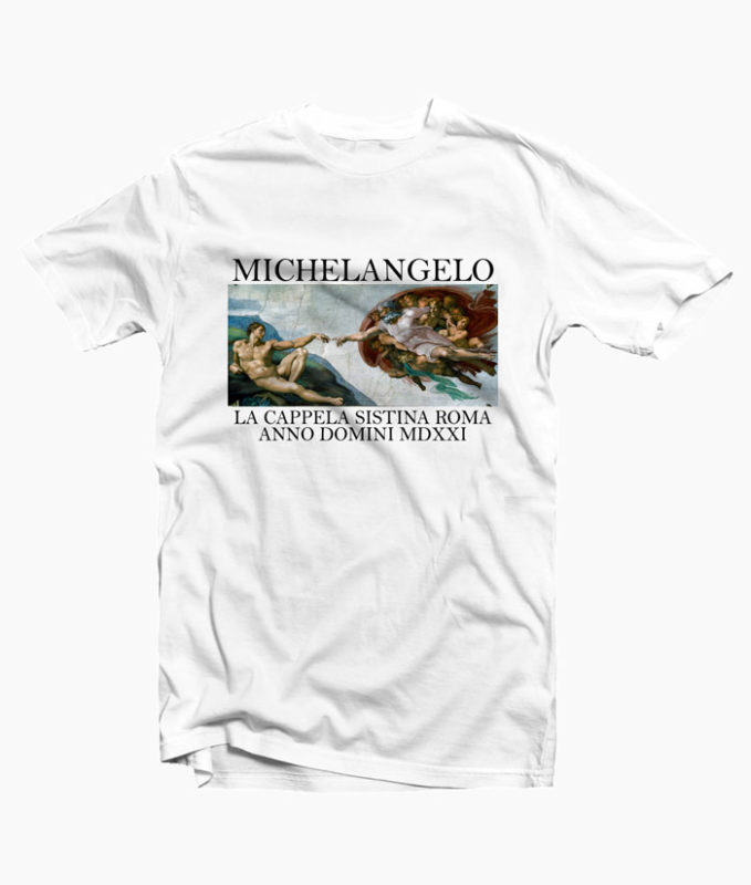 Michelangelo La Cappella Sistina Roma Anno Domini MDXXI T Shirt