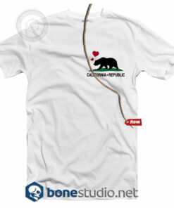 California Republic Pocket Style T Shirt