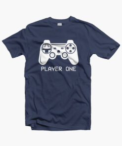 Player One Game T Shirt navy blue