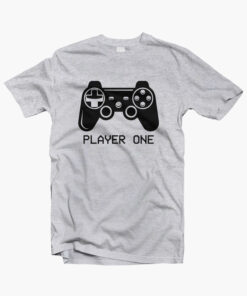 Player One Game T Shirt sport grey