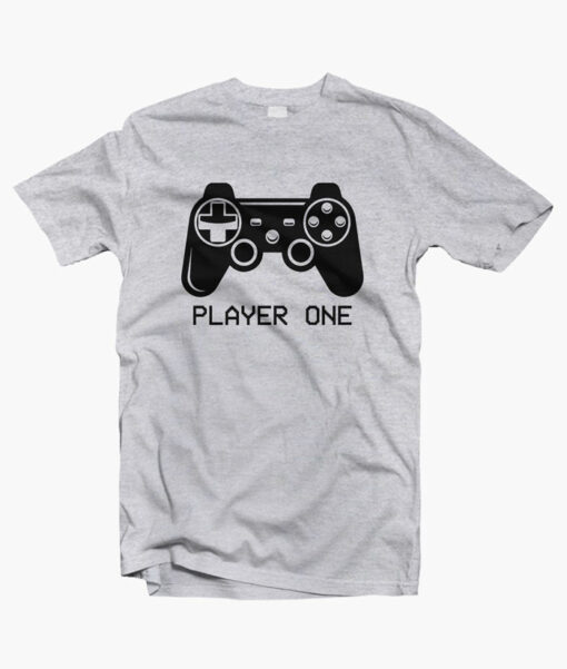 Player One Game T Shirt sport grey