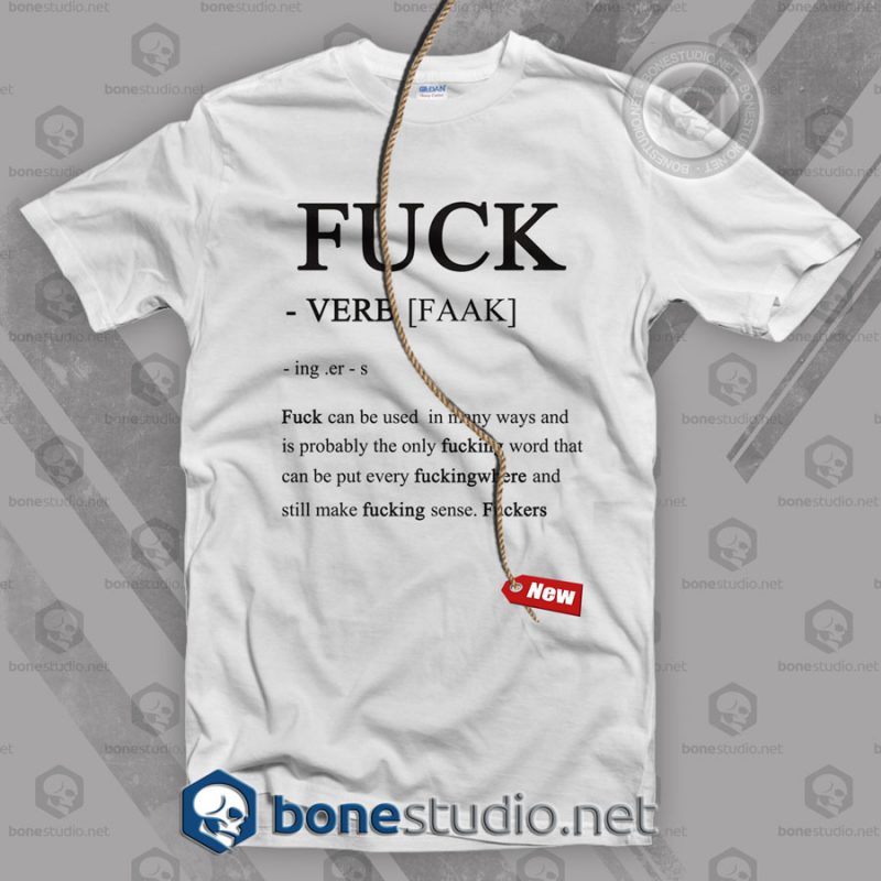 FUCK Verb Faak T Shirt
