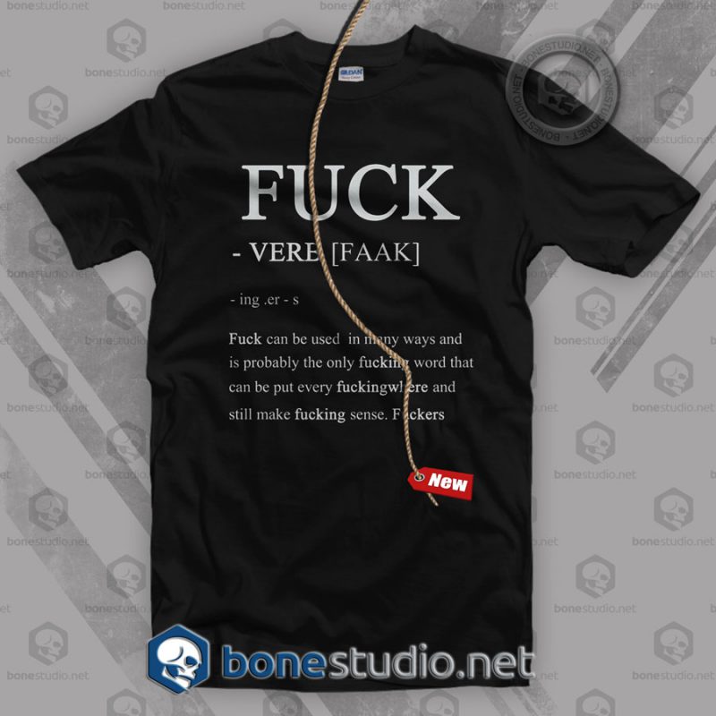 FUCK Verb Faak T Shirt