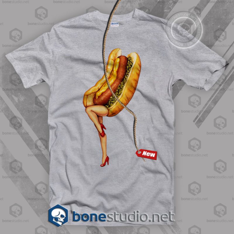 Hot Dog Girl T Shirt