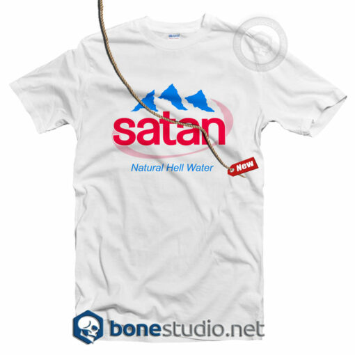 Satan T Shirt Natural Hell Water