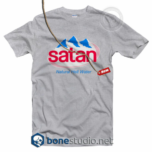 Satan T Shirt Natural Hell Water