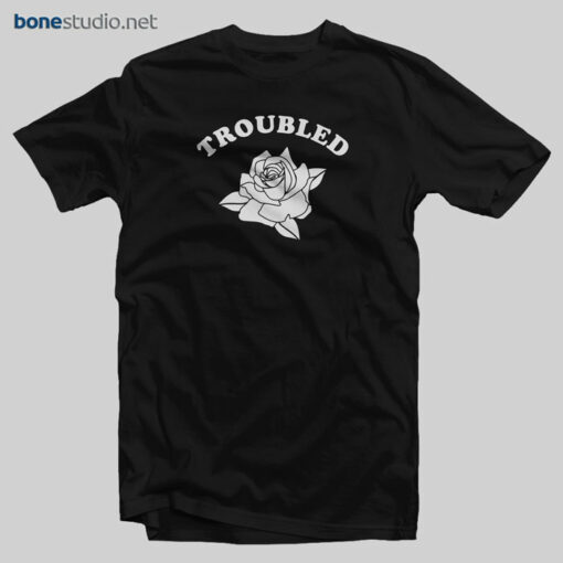 Troubled Rose T Shirt