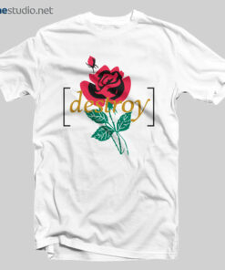 Rose T Shirt Destroy