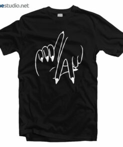 LA T Shirt Los Angeles Hand