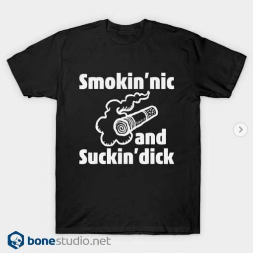 Smoking T Shirts Graphic Tees Black