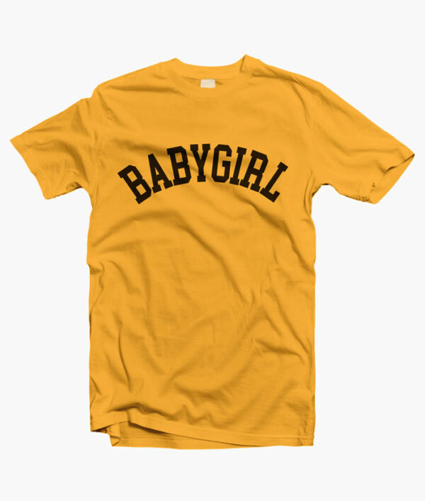 Baby Girl T Shirts gold yellow
