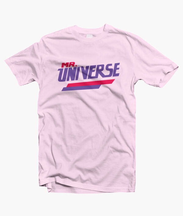 Mr Universe T Shirt pink
