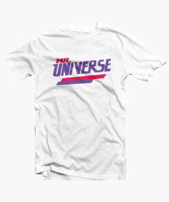 Mr Universe T Shirt white