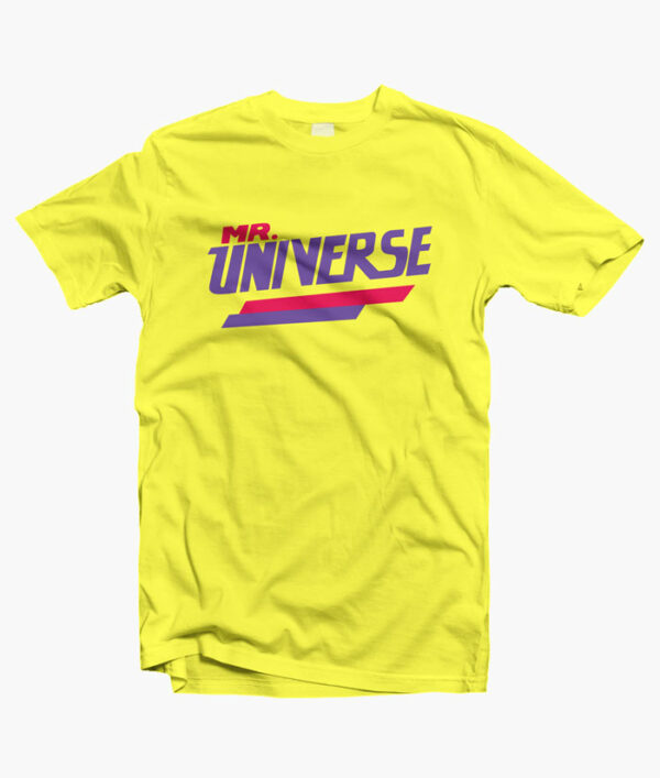 Mr Universe T Shirt yellow