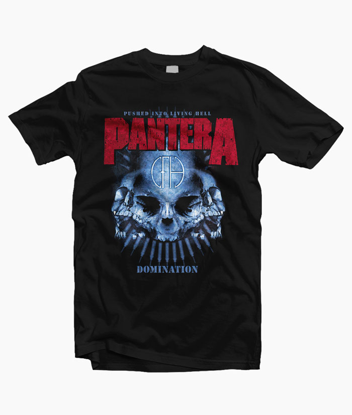 Pantera Domination T Shirt Graphic Tees For Men Women