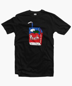 Peach T Shirt black