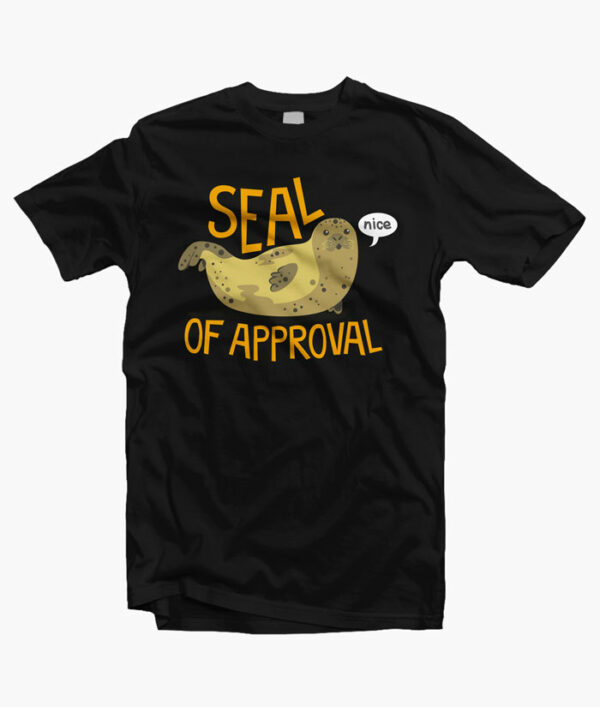 Seal Of Approval T Shirt black