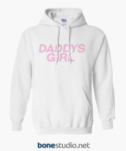 Daddys Girl Hoodie white