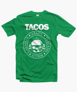 I Love Tacos Shirt irish green
