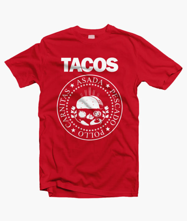 I Love Tacos Shirt red