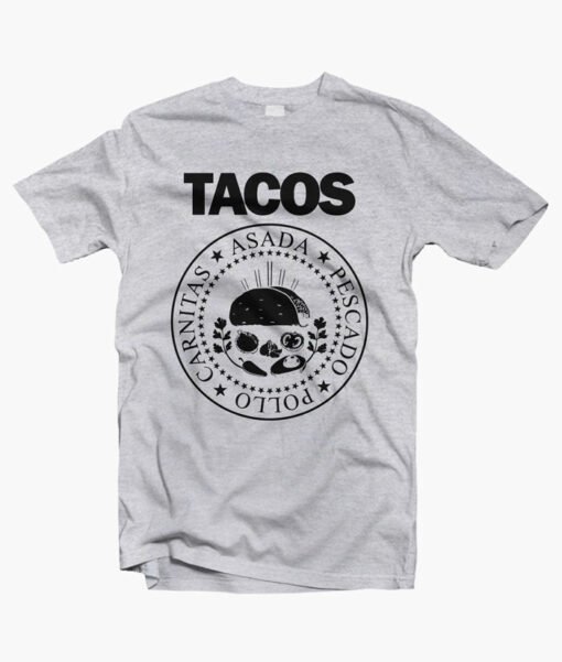 I Love Tacos Shirt sport grey