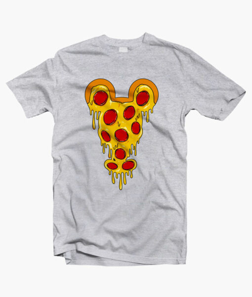 Mickey Pizza T Shirt sport grey