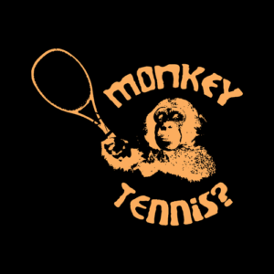 Monkey Tennis T Shirt