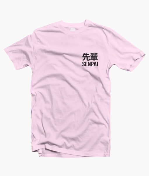 Senpai T Shirt pink