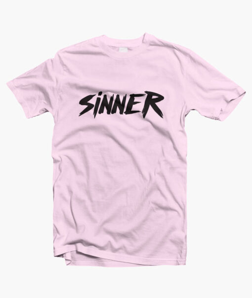 Sinner T Shirt pink