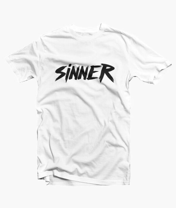 Sinner T Shirt white