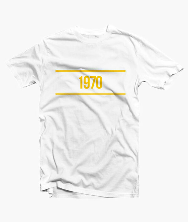 1970 T Shirt Yellow