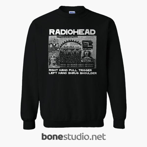 Everything In It's Right Place Radiohead Sweatshirt