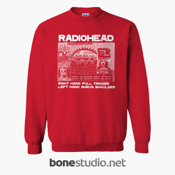 Everything In It's Right Place Radiohead Sweatshirt