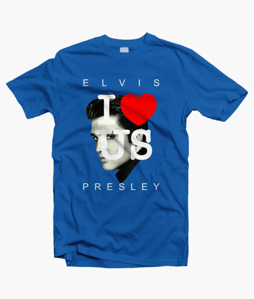 I Love USA Elvis Presley T Shirt