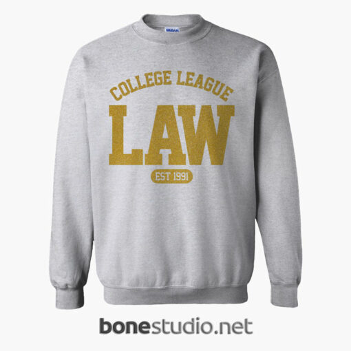LAW College League Est 1991 Sweatshirt sport grey