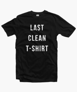 Last Clean T Shirt black