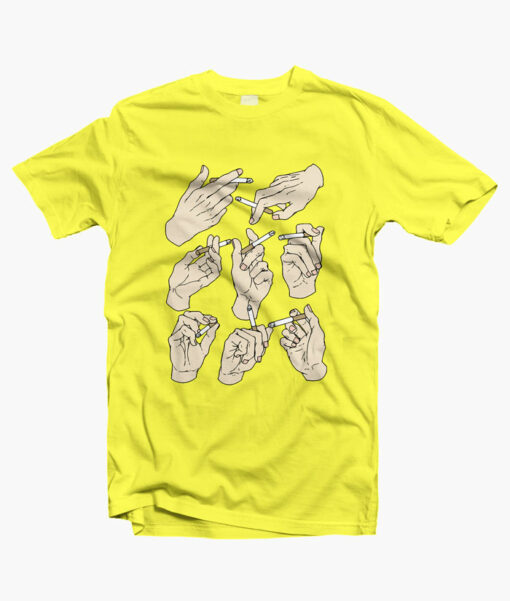 Smoking Style T Shirt yellow