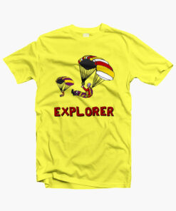 Stranger Things EXPLORERS T Shirt yellow